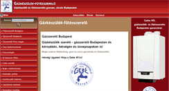Desktop Screenshot of gazkeszulek-futesszerelo.hu